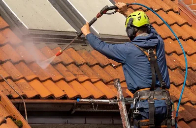 Démoussage et hydrofuge de toiture à Cunelières